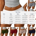thumbnail image 5 of Cutuoiiu Women's Casual Solid Color Foldover Waist Shorts High Waist Stretchy with Pockets Summer Workout Daily Wear, 5 of 5