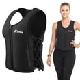 thumbnail image 1 of Chaleco pesado ZELUS Z-Fit para mujer, 4,5 kg, ajustable, 10 libras, 1 of 9