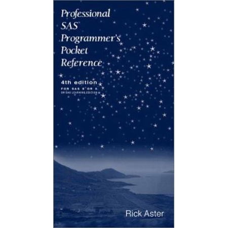 Pre-Owned Professional SAS Programmer s Pocket Reference (Paperback) 1891957090 9781891957093