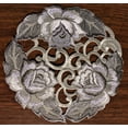 thumbnail image 3 of Doily Boutique Table Runner with Cutwork Gray and Silver Roses on Fabric Size 54 x 16 inches, 3 of 3