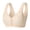 Beige, variant on Women Bras Lace Fashion Thin Style Ventilate Front Buckle Bra Without Steel Rim Uunderwire Bras for Women Pink L