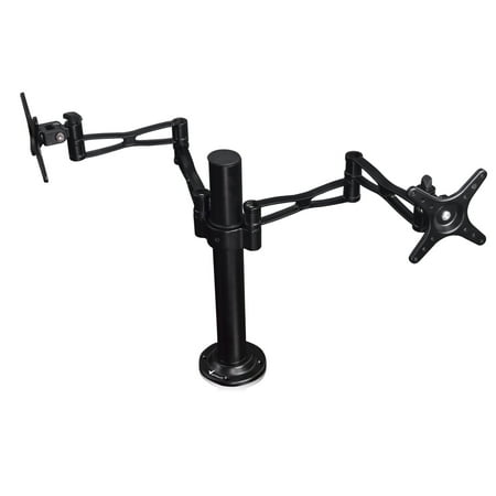 Vemount Dual Lcd Led Monitor Desk Mount Stand Heavy Duty Fully Vemount Dual Lcd Led Monitor Desk Mount Stand Heavy Duty Fully Adjule For Two 14
