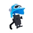 thumbnail image 1 of Soporte de teléfono para bicicleta Hugo Clip para bicicleta de Espejo retrovisor azul, 1 of 5