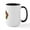 White/Black Inside, variant on CafePress - Pugs In Wreaths Large Mug - 15 oz Ceramic Large White Novelty Mug