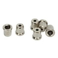 thumbnail image 4 of Guitar String Through Body Set, 6Pcs Replacement Brass Guitar String Ferrules  for Bass Silver, 4 of 7