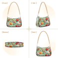 thumbnail image 7 of FORMRS Womens Shoulder Bag with Chain Strap Clutch Purse Cute Tote Handbag, Green Floral Tomatoes, 7 of 7