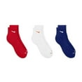 thumbnail image 2 of Men's Nike 3-pack Everyday Plus Cushion Ankle Training Socks Color: White Size: 8-12, 2 of 4
