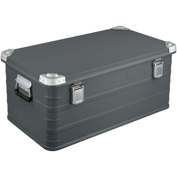 Crossover Aluminum Overland Storage, Trunk, Metal Cargo Case, Storage Box (95L Large, Gray)