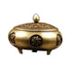thumbnail image 5 of Mini quemador de incienso Porta incienso de latón Aleación linda portátil con tapa Soporte de incienso Cuenco de incienso para sala de té Decoración Buda Macarena Mini quemador de incienso, 5 of 8
