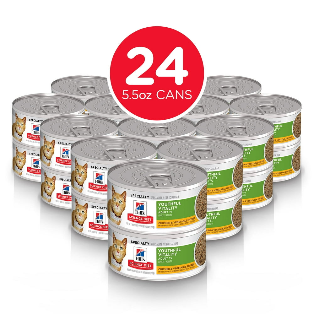 Hill's Science Diet Senior 7+ Youthful Vitality Canned Cat Food