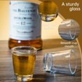 thumbnail image 4 of Set de gafas de chupito BCNMViku, 45 ml, cristal transparente, base pesada, 6 unidades, 4 of 7