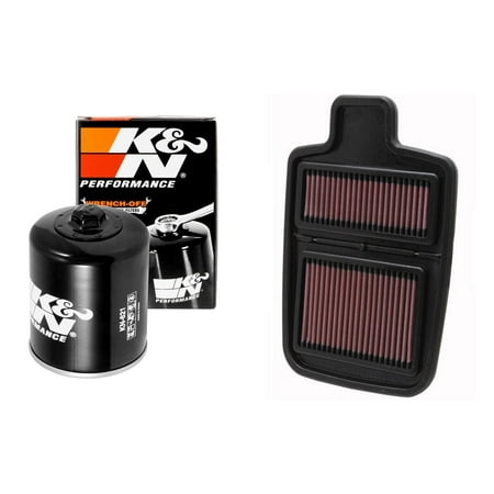 K N Air  and Oil Filter  Black Kit for ATV UTV ARCTIC  CAT  