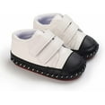 thumbnail image 5 of Baby Boys Girls Walking Shoes Hard Bottom Non Slip PU Leather Outdoor Sneaker Infant Carton Slipper Toddler First Walker Crib Shoes(3-18 Months), 5 of 7