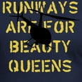 thumbnail image 3 of CafePress - Runways Are For Beauty Queens T Shirt - Men's Fitted T-Shirt, 3 of 4