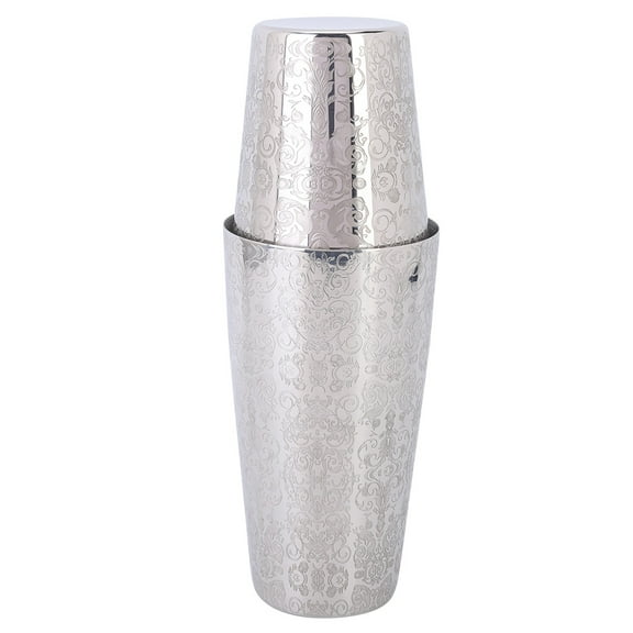 Boston Shaker Set,Cocktail Shaker Set,304 Stainless Steel Cocktail Shaker Set Boston Shaker Bartender Bar Tool Silver