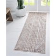 thumbnail image 1 of Unique Loom 3147144 2 Pi 2 Po x 8 Pi Orford Portland Runner Rug&44; Tan, 1 of 1
