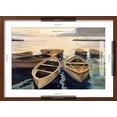 thumbnail image 5 of Art.com Sunset Marina Art Print by Stevens Allayn, Brown Frame Wall Art, 23" x 17", 5 of 5