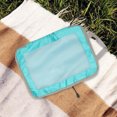 thumbnail image 6 of Unique Bargains 1 Pc Mesh Packing Cube for Luggage 7.87"x4.72"x11.02" Sky Blue, 6 of 6