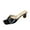 Black, variant on Womens Sandals Black Size 12 Womens Sandals Platform Fashion Summer Women Sandals Medium Heel Thick Heel Open Toe Solid Casual Slip On Closed Toe Sandals