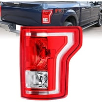 Right Passenger Side Tail Light Compatible With 2015 2016 2017 Ford F150 F-150 Rear Light Brake Lamps - Bulb Included(Right Passenger Side)