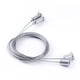 thumbnail image 4 of Cable de suspensión de luz 2 uds 2m Cables de alambre de suspensión de acero inoxidable ajustables cadenas colgantes para restaurante tienda luces del hogar, 4 of 5