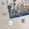 thumbnail image 4 of Cerulean Blue Flowers II Canvas Blue Floral Art by Art Remedy, Gallery Wrapped, 54" x 36", 4 of 7