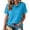 Blue #3, variant on Polo Shirts for Women Golf Button Collared Summer Short Sleeve Tops Lightweight Work Polo Shirt Womens Blouses