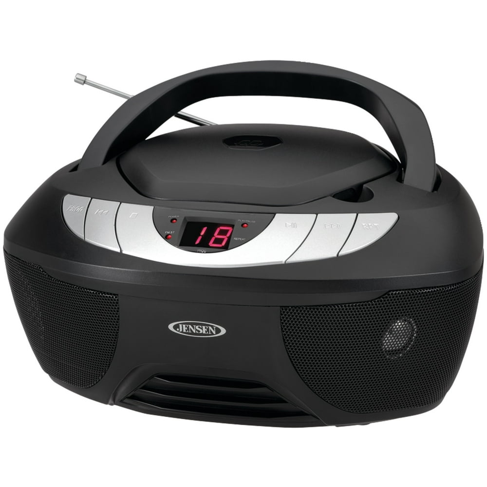 Jensen CD-475 Portable Stereo CD Player With AM/FM Radio & Kinetik C 24