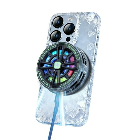 Wireless Charger Wireless Cooling Charger for iPhone 17 16 15 14 13 12 for AirPods 4 3 2 10W Wireless Charging Pad with Built-in Fan Phone Cooler for Gaming Black Wireless Charger Wireless Cooling Charger for iPhone 17 16 15 14 13 12 for AirPods 4 3 2 10W Wireless Charging Pad with Built-in Fan Phone Cooler for Gaming Black