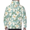 thumbnail image 7 of Daiia Lilies Flowers for Men's Fashion Hoodies & Sweatshirts with Kangaroo Pocket Hooded Sweatshirt Breathable & Moisture Wicking-4X-Large, 7 of 7