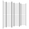 thumbnail image 3 of vidaXL 6-Panel Room Divider White 300x220 cm Fabric, 3 of 5