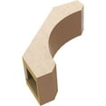 thumbnail image 6 of Ekena Millwork 5"W x 14"D x 14"H Legacy Rough Cedar Woodgrain TimberThane Knee Brace, Primed, 6 of 6