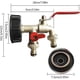 thumbnail image 2 of Conector de manguera de jardín de latón sin plomo, anticorrosión, con control de flujo fino, para interruptor de contacto rápido ecológico no tóxico y válvula de seguridad en vehículos, 2 of 5