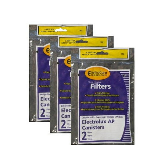 6 Electrolux Aerus AP100 Filter Hepa Micro electrostatic Canister Vacuum LE 2100, Diplomat, Ambassador, Epic 6500, Full Kit, 200 350 622 10 , 079