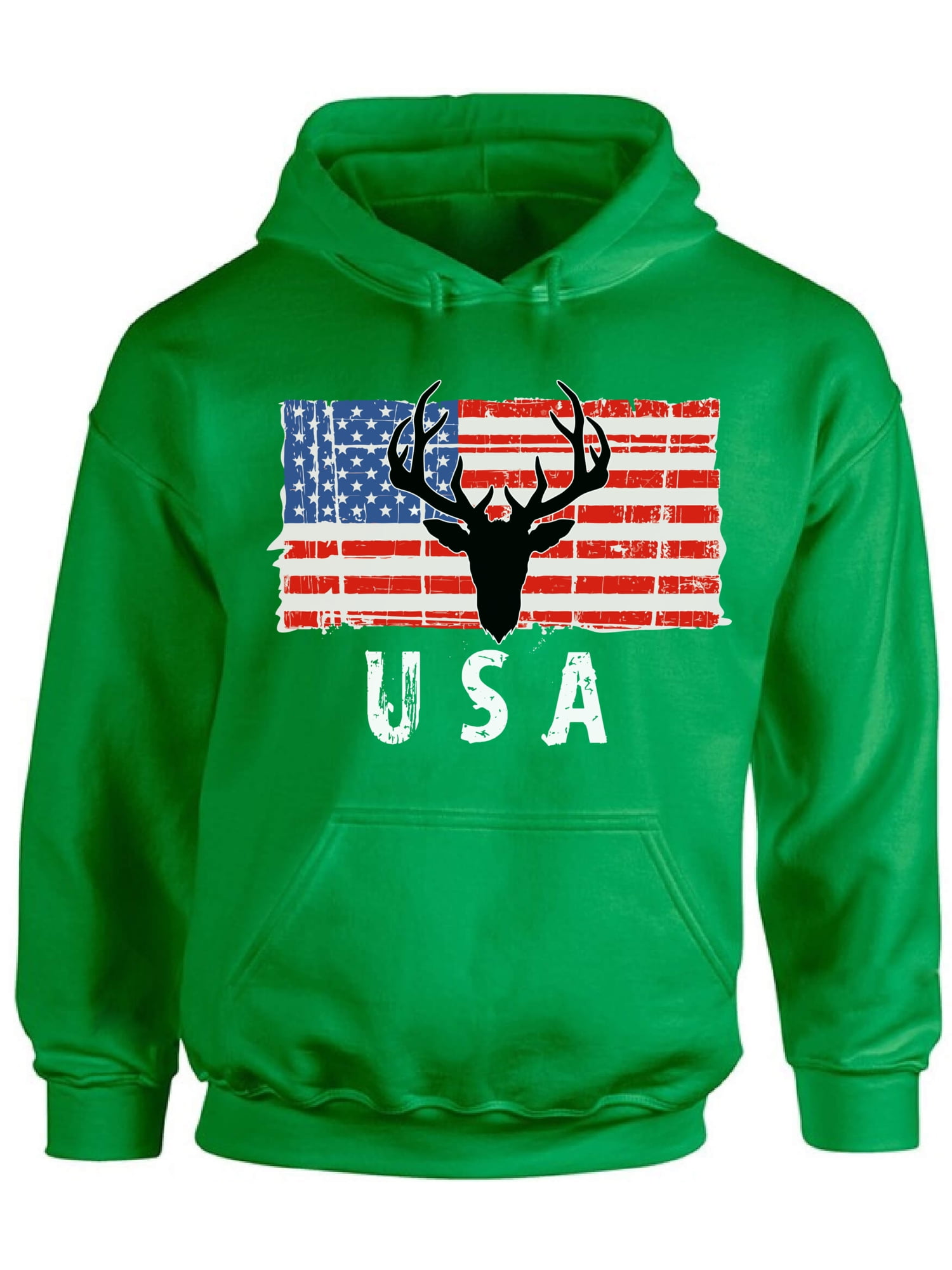 white hunting hoodie