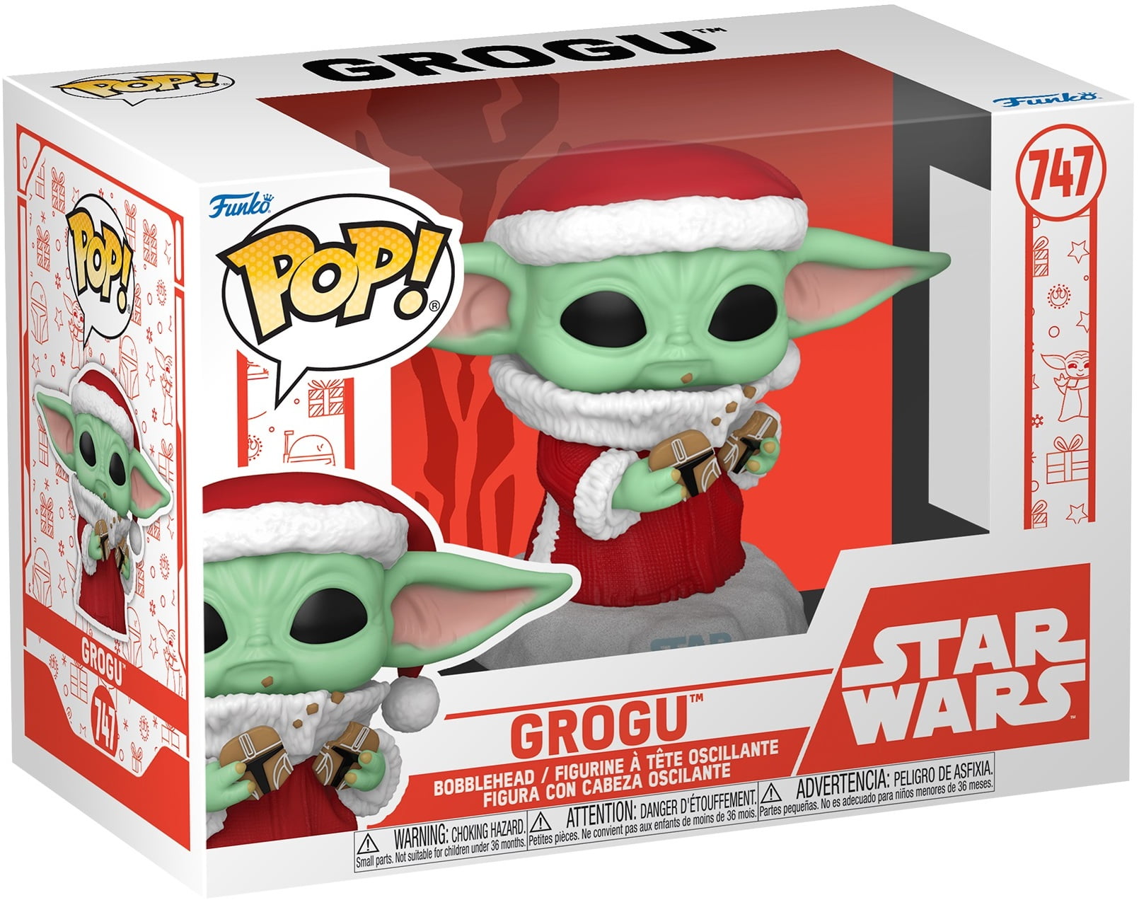 Funko POP! Star Wars: Mando Holiday - Grogu