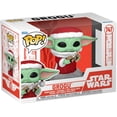 thumbnail image 2 of Funko POP! Star Wars: Mando Holiday - Grogu, 2 of 9