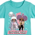thumbnail image 3 of LOL OMG - Winter Dolls - You Glow Girl - Toddler & Youth Girls Short Sleeve Graphic T-Shirt, 3 of 5