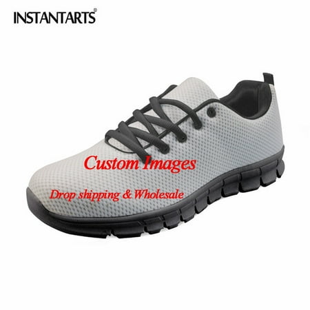 

Women Casual Flats Shoes 3D Piano Keyboard Musical Print Classic Lace Up Mesh Sneakers Females Trainer Footwear Girl