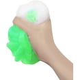 thumbnail image 2 of 24 esponjas de baño o ducha festivas rojas y verdes para vacaciones, puf de malla mediana, venta al por mayor, lote a granel, 2 of 7