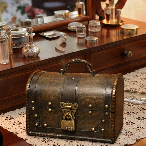 Lockable Large Pirate Treasure Wooden Chest /extra Large Antique Chest With  Lock / Wedding Box With Lock / Rustic Memory Chest -  Canada