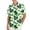 Fluorescent Green_003, variant on Domuza St Patricks Day Shirt Men Casual Irish Green Shamrock Clover Tshirts Fashion Holiday Short Sleeve Button Up Lapel Blouse Mint Green XL