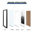 thumbnail image 4 of KAIWIN 12x16 Picture Frames Set of 2, Display Certificate Pictures 8.5x11 with Mat, Poster frames for Wall, Black, 4 of 6