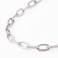 thumbnail image 2 of 10pc 304 Stainless Steel Cable Chain Bracelet for Men Women Stainless Steel Color 7 inch(17.7cm), 2 of 3
