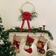 thumbnail image 4 of Western-style Wedding Bridal Hand Wreath Christmas Party Decoration Metal Wreath Bow Home Wall Hanging Wreath, 4 of 6