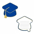 thumbnail image 1 of TIELUTT Graduation Card Graduation Cap Shaped Card Can Be for Birthday Friend Make Your Own Greeting Cards 100 Thank You Cards with Envelopes Graduation Holiday Cards Bulk Birthday for Daughter, 1 of 4