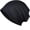 Black, variant on Men's Women's Summer Mesh Beanie Lightweight Turban Slouchy Beanie Sun Hat