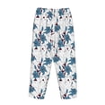 thumbnail image 5 of Xecao Lilies Flowers Women's Straight Lounge Pajama Pants: The Epitome of Relaxed Sleepwear, 5 of 9