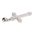 thumbnail image 3 of Colgante De Crucifijo Pequeño, Decoración S925, Regalos Con Purpurina De Plata, Colgante De Crucifijo De Circonita Cúbica Con Purpurina Diseñado A Mano Para Creencias, 3 of 7