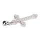 thumbnail image 4 of Colgante de crucifijo S925 Plata con purpurina Circonia cúbica Jesús Cruz colgante accesorios regalo, 4 of 12